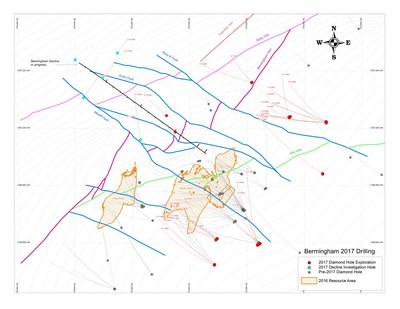 "Figure 1 ??? Drill Hole Locations (CNW Group|Alexco Resource Corp.)"