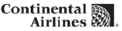 (CONTINENTAL AIRLINES LOGO)