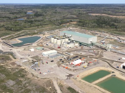 Rainy River aerial view of process plant. (CNW Group|New Gold Inc.)