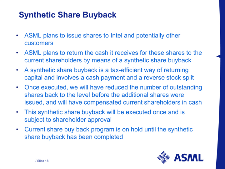stock buyback program what is the benefits