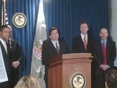 SEC Enforcement Director Robert Khuzami speaks at a news conference in New York City on Nov. 5, 2009.