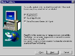 Image of Figure 8: Software Selection Screen