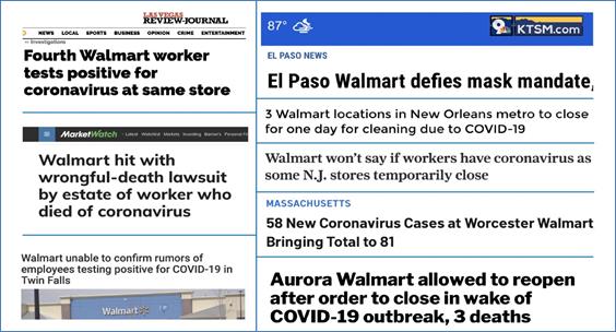 4 Walmart workers at 1 store test positive for coronavirus