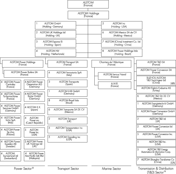 Singapore Power Organisation Chart