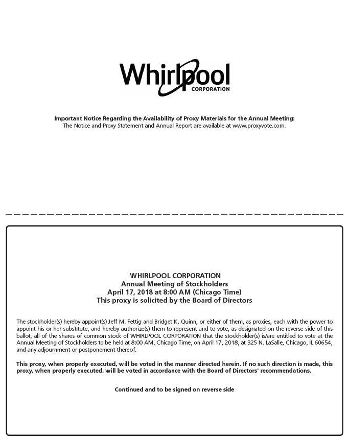 Whirlpool Org Chart