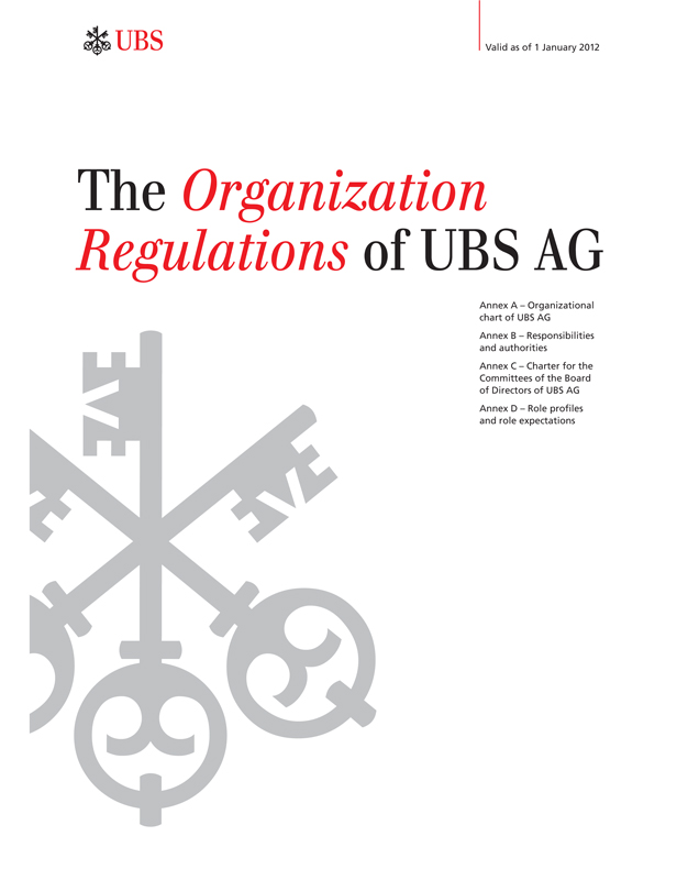 Ubs Org Chart