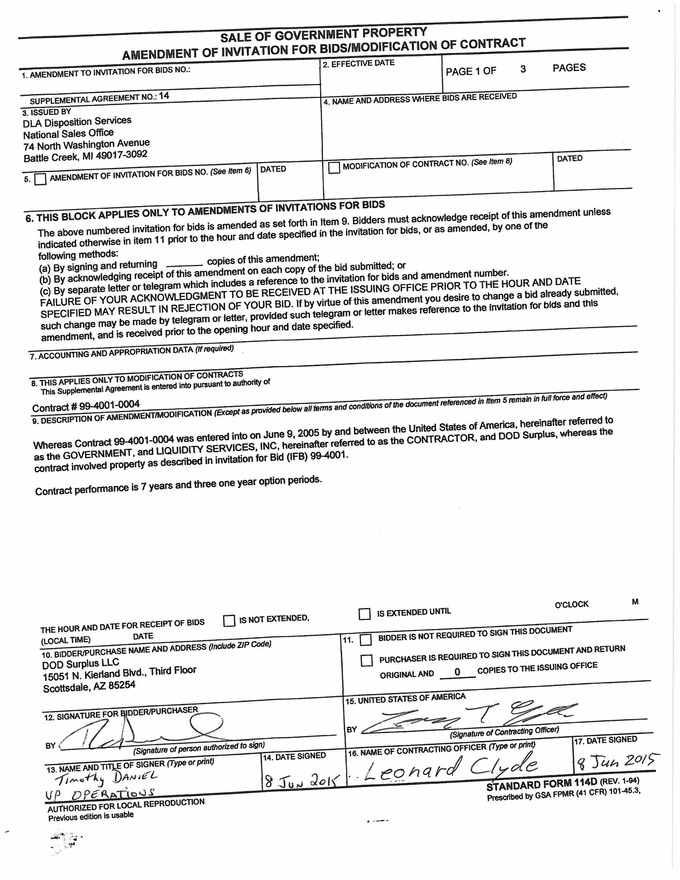 How to bid a government contract