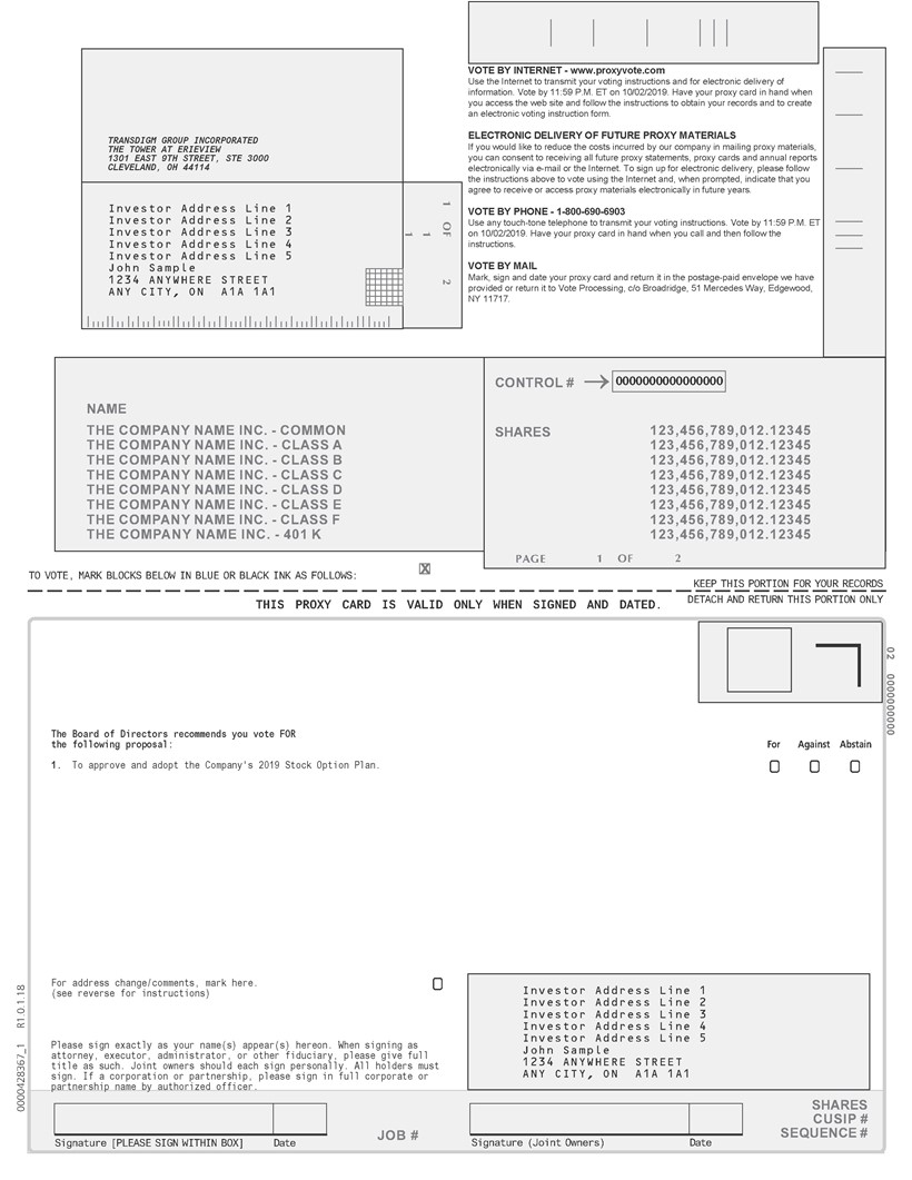 Transdigm Org Chart