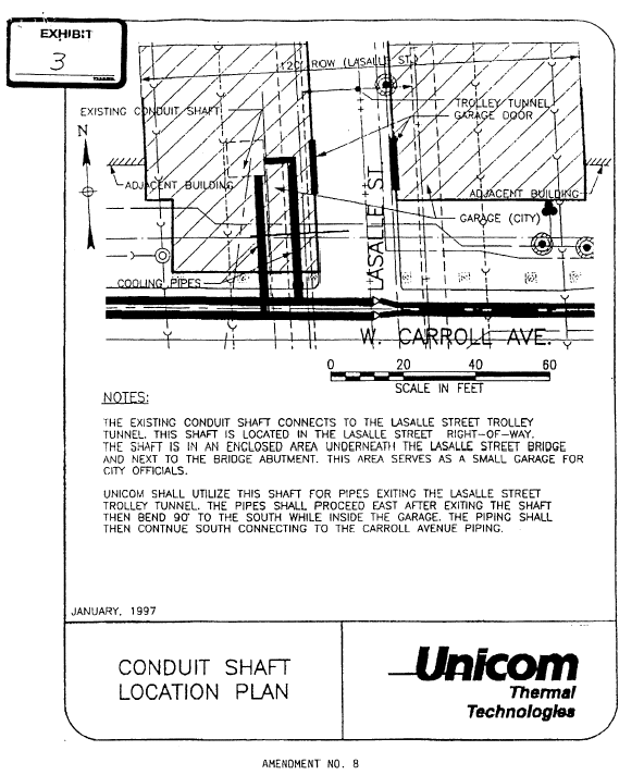 (CONDUIT SHAFT LOCATION PLAN)