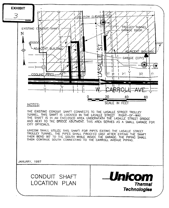 (CONDUIT SHAFT LOCATION PLAN)