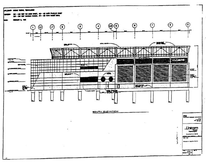 (SOUTH BUILDING ELEVATION MAP)