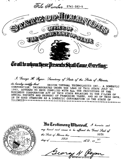 (CERTIFICATE)