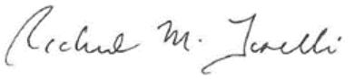 Richard M. Toselli's signature