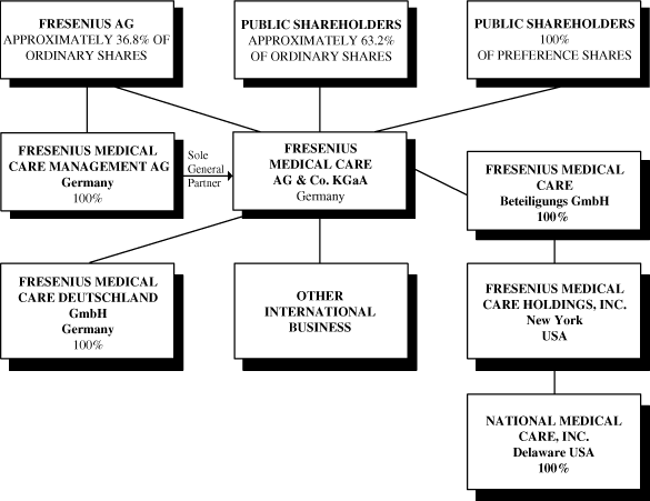 Fresenius Medical Care Organizational Chart