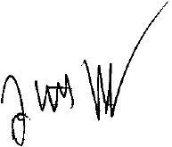 J Westo Moffett signature