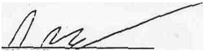 Signature of Richard Shergold