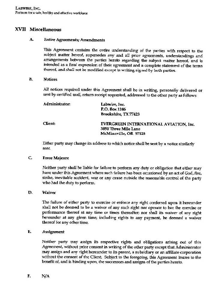 Service Agreement page 4