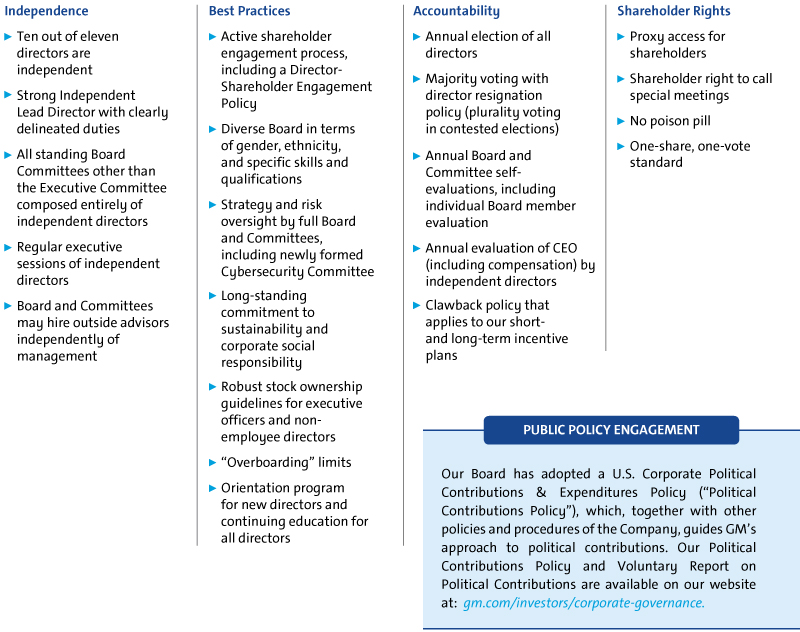 General Motors Organizational Chart 2018