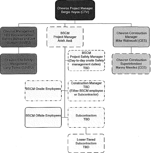 Chevron Organizational Chart 2018