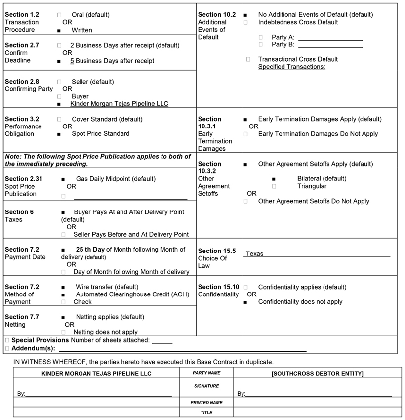 Kinder Morgan Organizational Chart