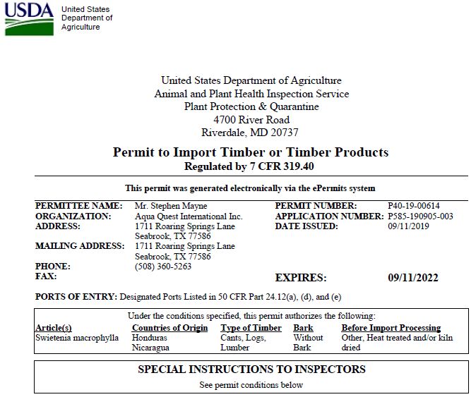 Import Permit: Products Intended For Human Consumption Requirements For  Importing Animal Products