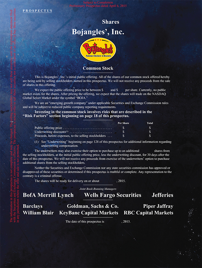 Bojangles Calorie Chart