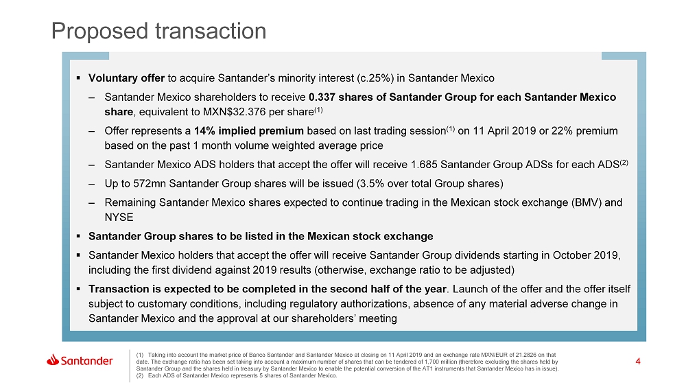 Santander plans to return half of profits to shareholders