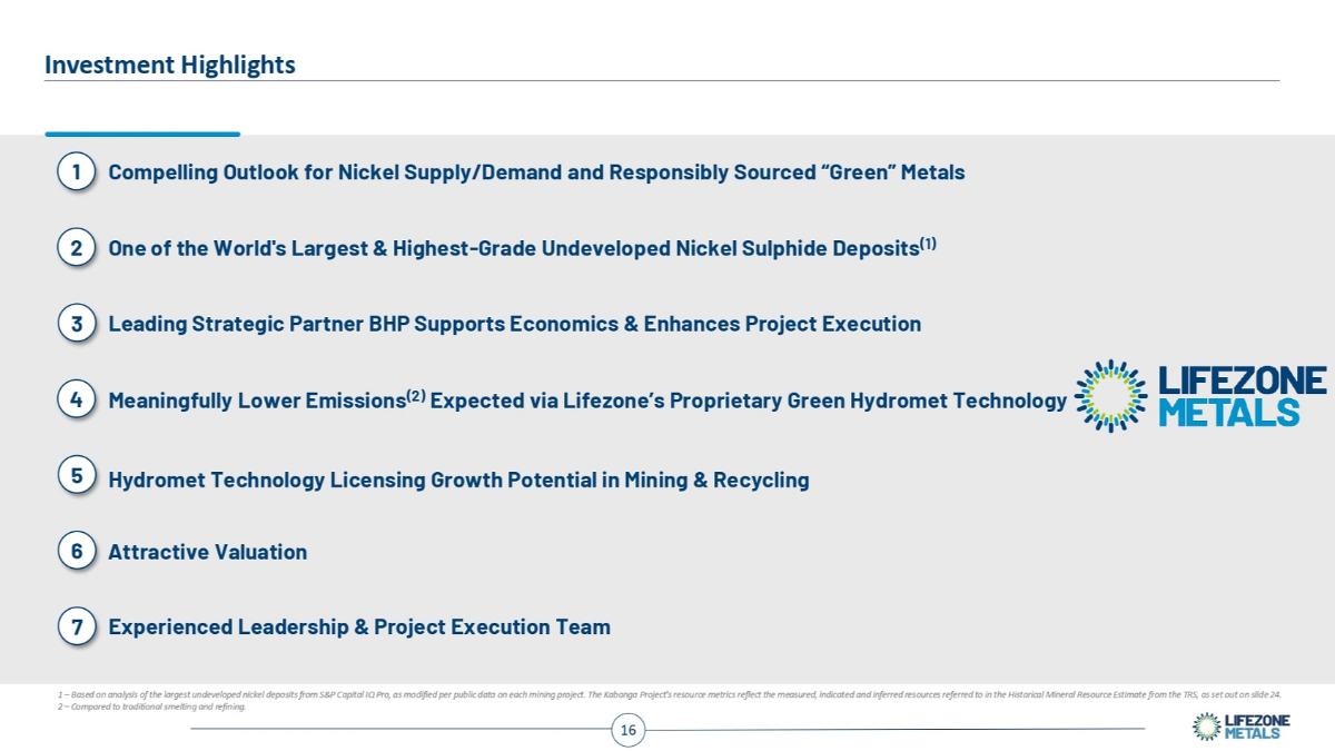 FPX Nickel Announces $16 Million Strategic Equity Investment from