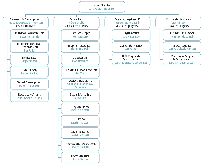 Novo Nordisk Organizational Chart