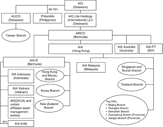 Aig Organizational Structure Chart