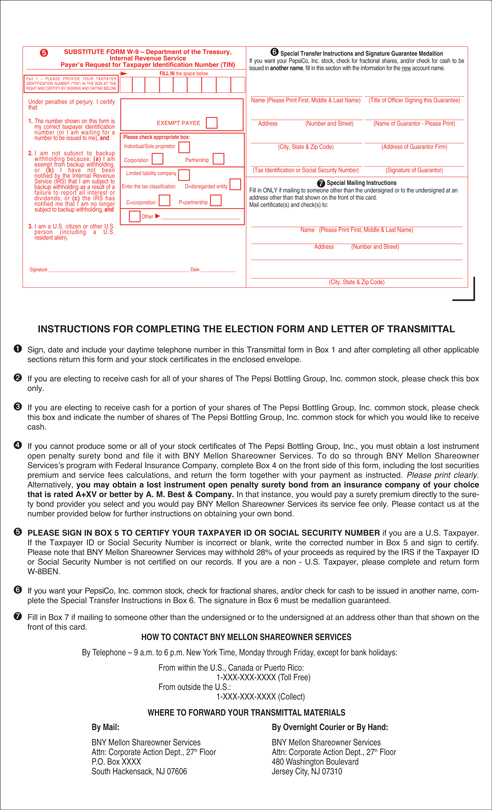 When is a W-9 form required?