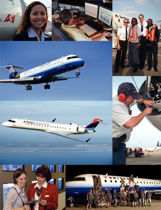 COMAIR AVIATION ACADEMY ORLANDO DELTA CONNECTION CRJ JET PILOT TRAINING  HIRED AD