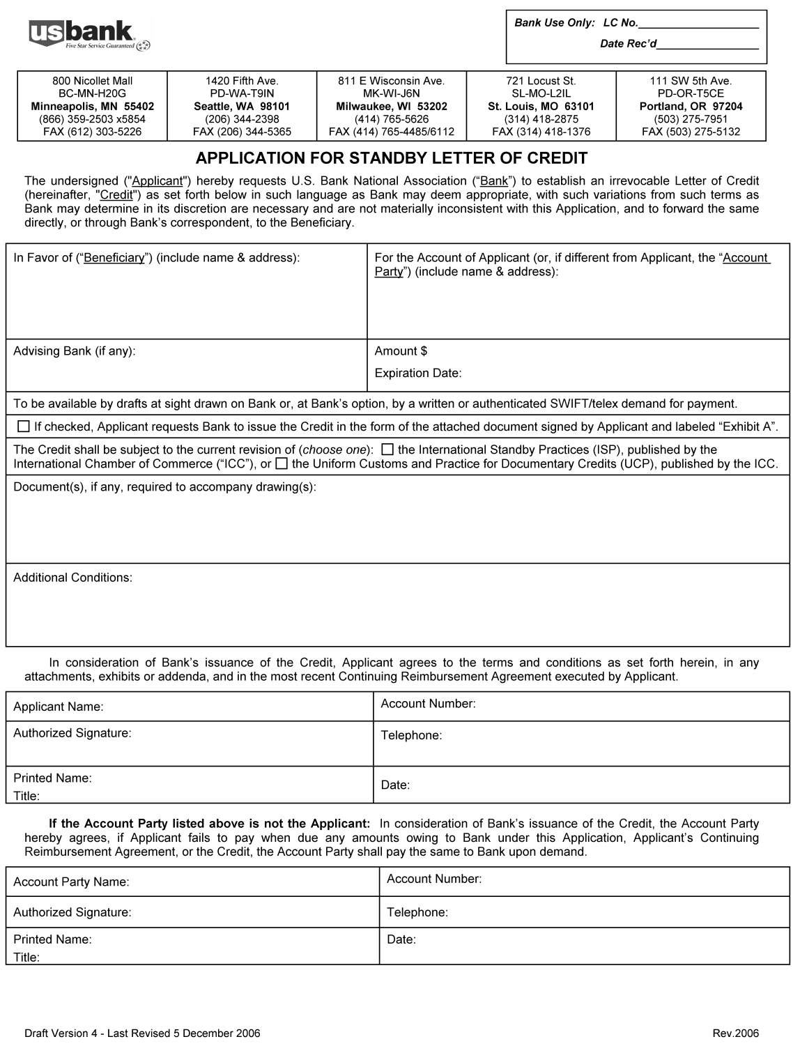 bank expiry draft date EXHIBIT C bank expiry draft date EXHIBIT C
