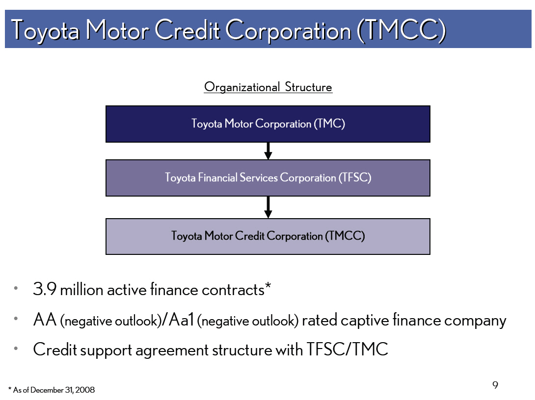 organizational structure of toyota motor corporation #3