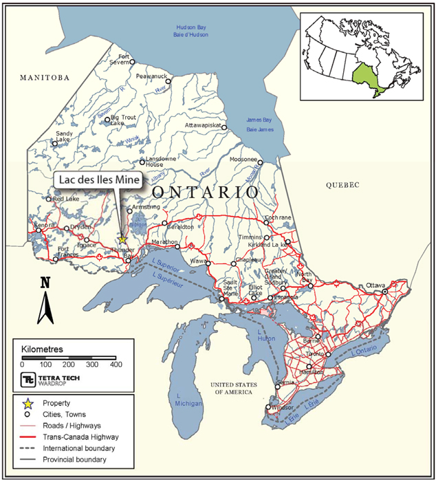 Lac Des Iles Depth Chart