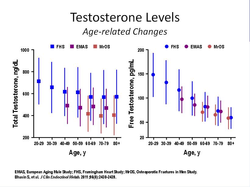 Female Testosterone Levels By Age Chart