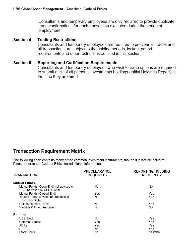 Ubs Chart Of Account Code List