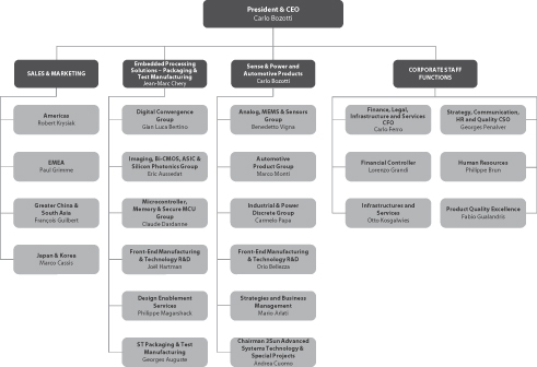 Flextronics Organization Chart