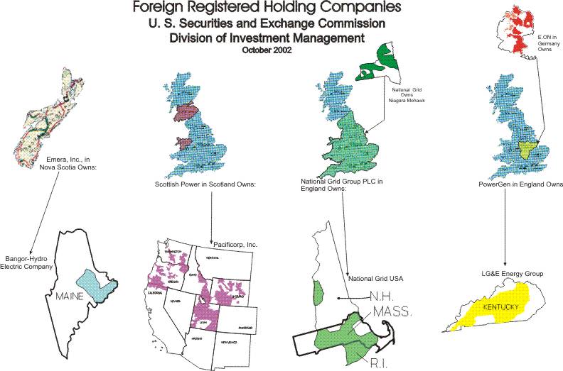Map of Foreign Registered Holding Companies; contact Catherine Black (202-942-0539) for more information
