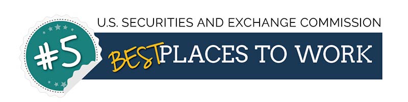 U.S. Securities and Exchange Commission #5 Best Places to Work