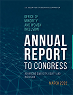 OMWI Annual report to Congress 2022 cover 