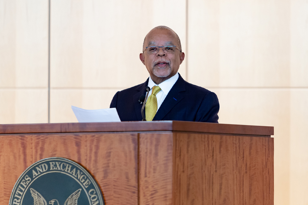 Esteemed scholar and award-winning filmmaker Dr. Henry Louis Gates Jr. gives a presentation in honor of African American History Month.</ 