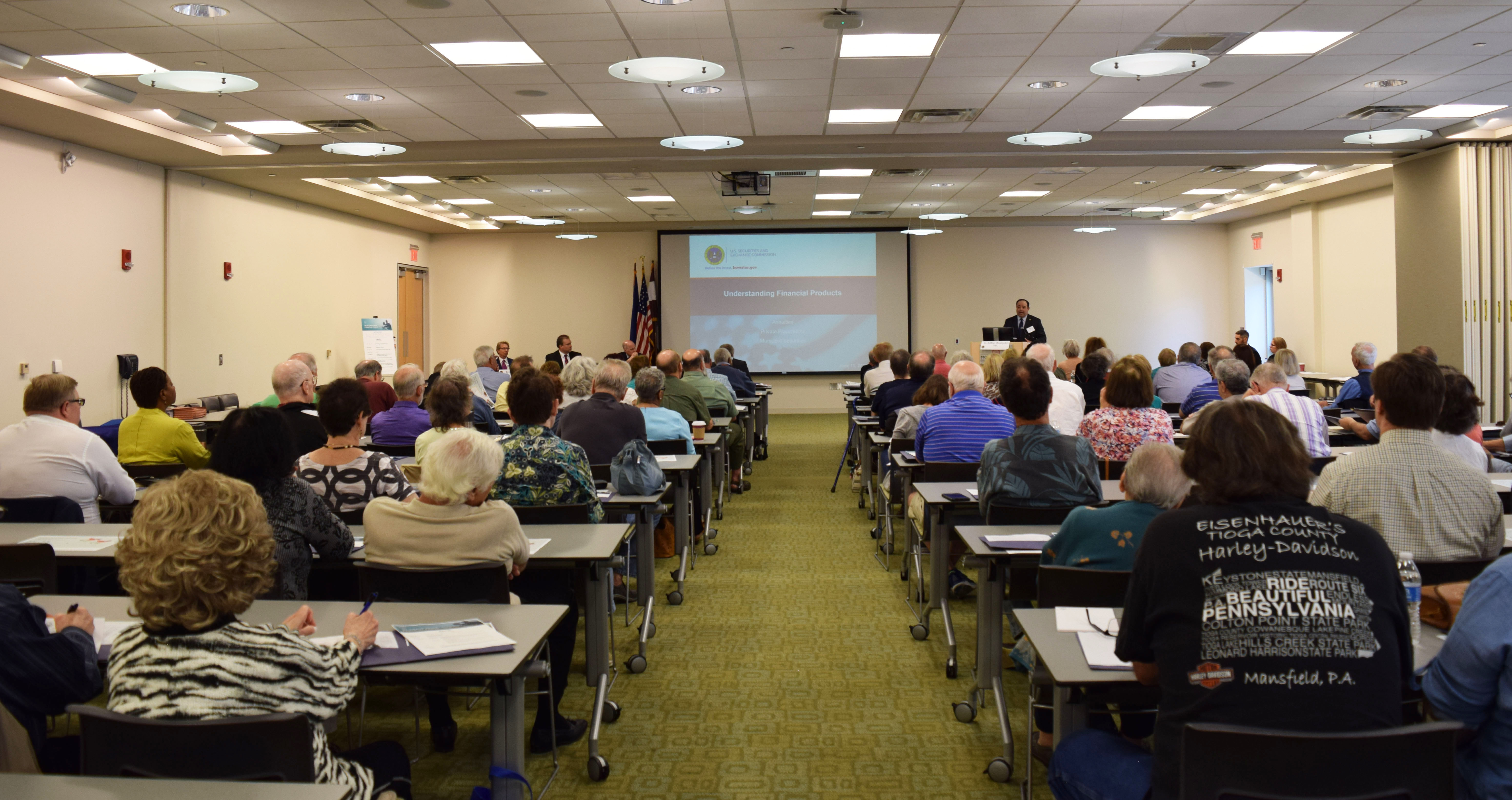 SEC's Philadelphia Office hosted an educational event for senior investors