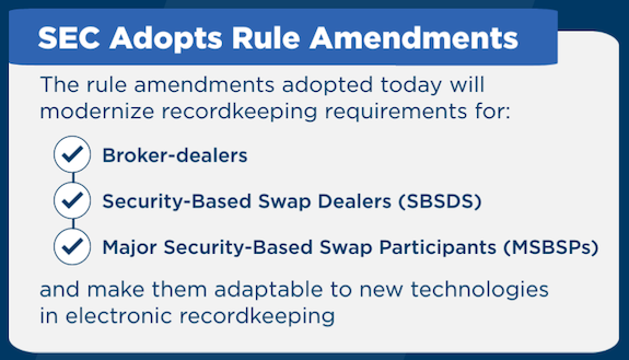 SEC adopts rule amendments