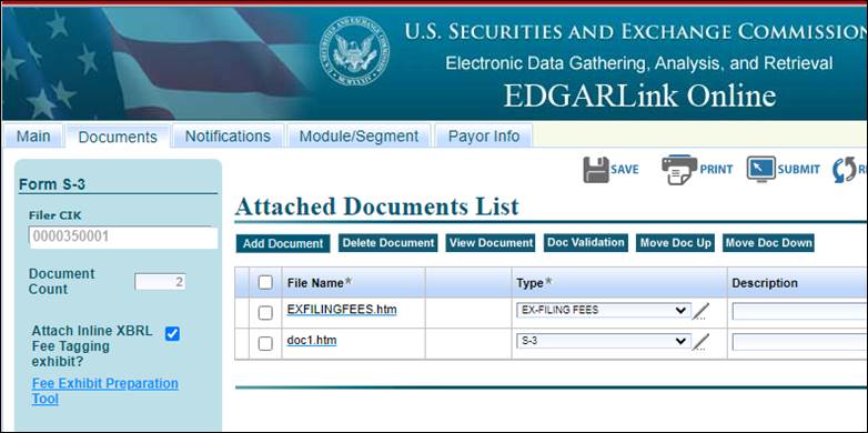 SEC.gov | EDGAR Filing Fee Modernization: Topics of Frequent Inquiry