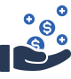 Capital raising assets icon