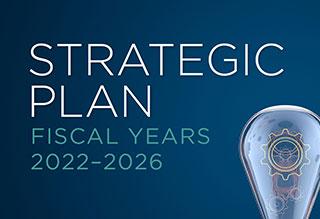 graphic with text: strategic plan fiscal years 2022-2026