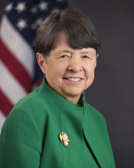Former Chair Mary Jo White 