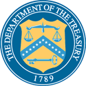 The Department of the Treasury logo