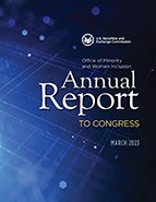 OMWI Annual report to Congress 2023 cover
